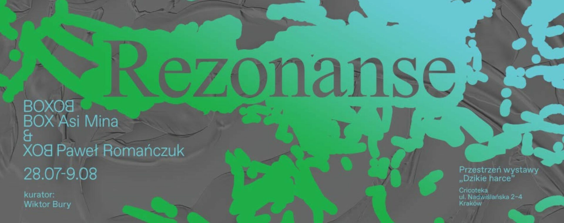 Plakat wydarzenia "Rezonanse"